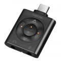 Logilink Usb-adaptor - Usb-c Audio Adapter, C-m Zu 2 X 3,5 Mm, F, Virtuell 7.1, Schwarz